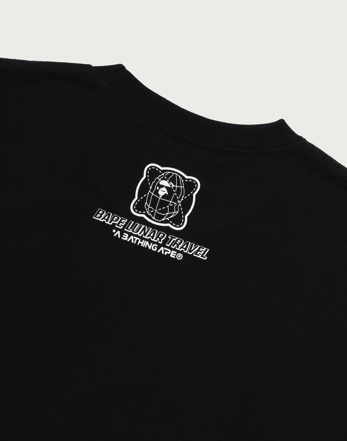 BAPE LUNA TRAVEL POSTER LS TEE MENS