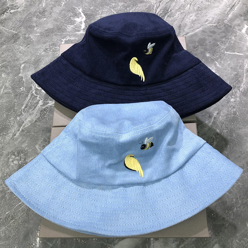 Corduroy bucket hat