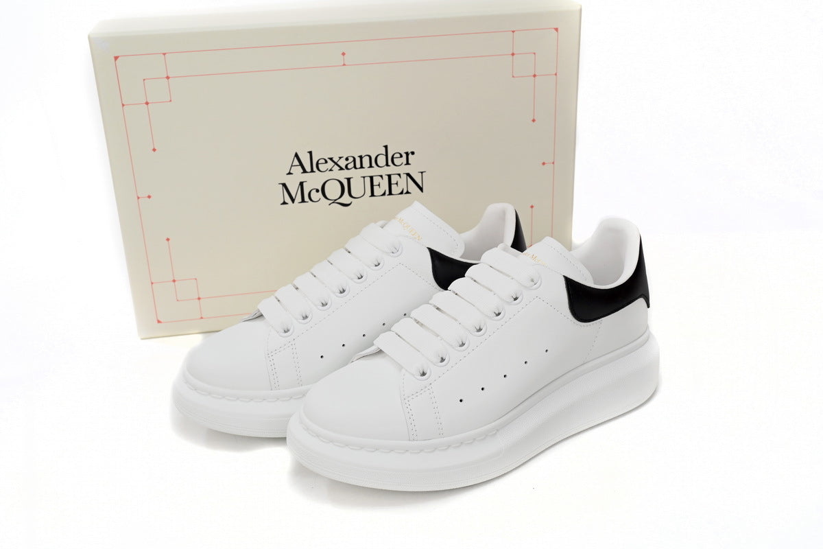 Alexander McQueen Oversized Ivory Black (leather heel) 553770WHGP79061