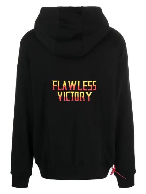 Mostly Heard Rarely Seen 8-Bit text-print cotton hoodie