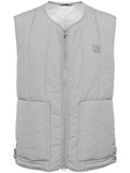 HUGO logo-appliqué quilted gilet