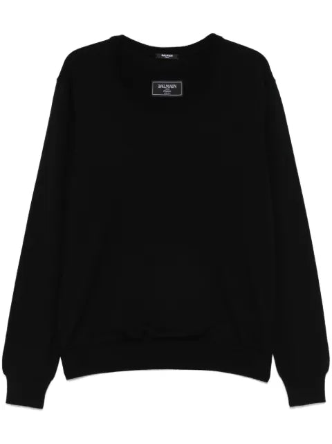Balmain double-neck sweater