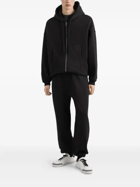 Dolce & Gabbana zip-up cotton hoodie