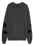 Palm Angels palm-print hooded jumper
