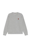 Moncler logo patch sweatshirt