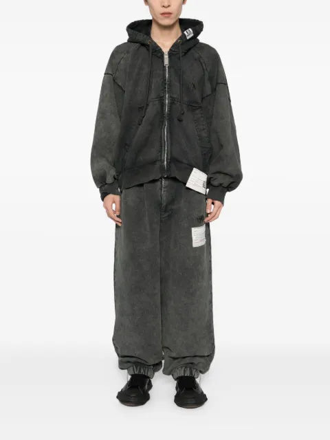 Maison MIHARA YASUHIRO logo-embroidered hoodie