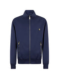 Billionaire zip-up badge wool jacket