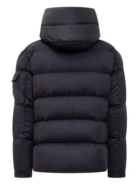 Moncler Maya 70 hooded welt-pocket puffer jacket