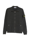 Stone Island 6100033 malfilé fleece 'old' effect track jacket