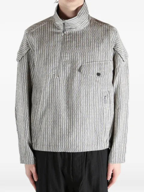 Kiko Kostadinov striped zipped jacket