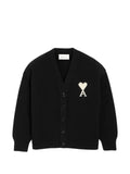 AMI Paris wool cardigan with Ami de Coeur