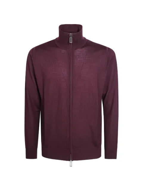 Paolo Pecora zip-up high-neck cardigan