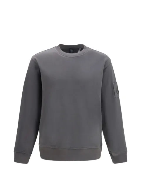 Moose Knuckles Hartsfield logo-plaque sweater