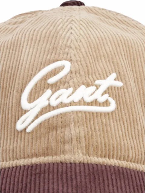 Gant corduroy baseball cap with Logo