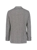 Lardini x Sugar houndstooth double-breasted jacket