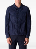 TOM FORD suede-effect flap-pocket shirt jacket