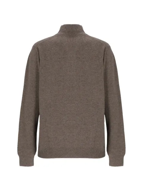 Della Ciana zip-up high-neck sweater