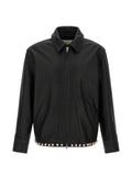 Second/Layer Rider stud-embellished leather jacket