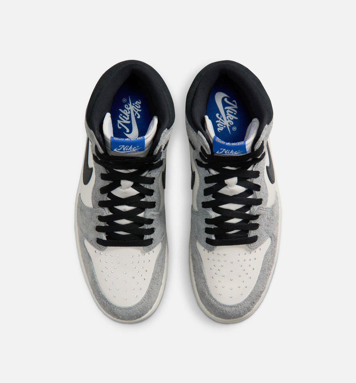 Air Jordan 1 Retro High OG Cool Grey Men's Sneakers - Cool Grey / Black / Sail / Royal Blue / White