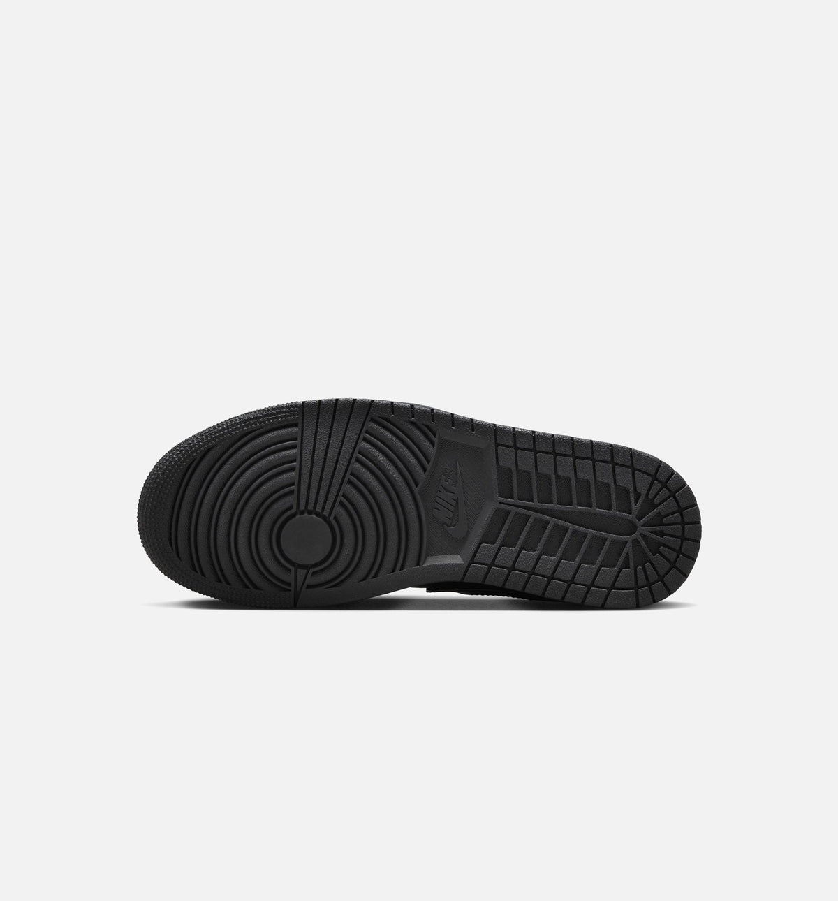 Air Jordan 1 Low Patent Elephant Women's Lifestyle Shoes - Black/Black/White/Metallic Silver