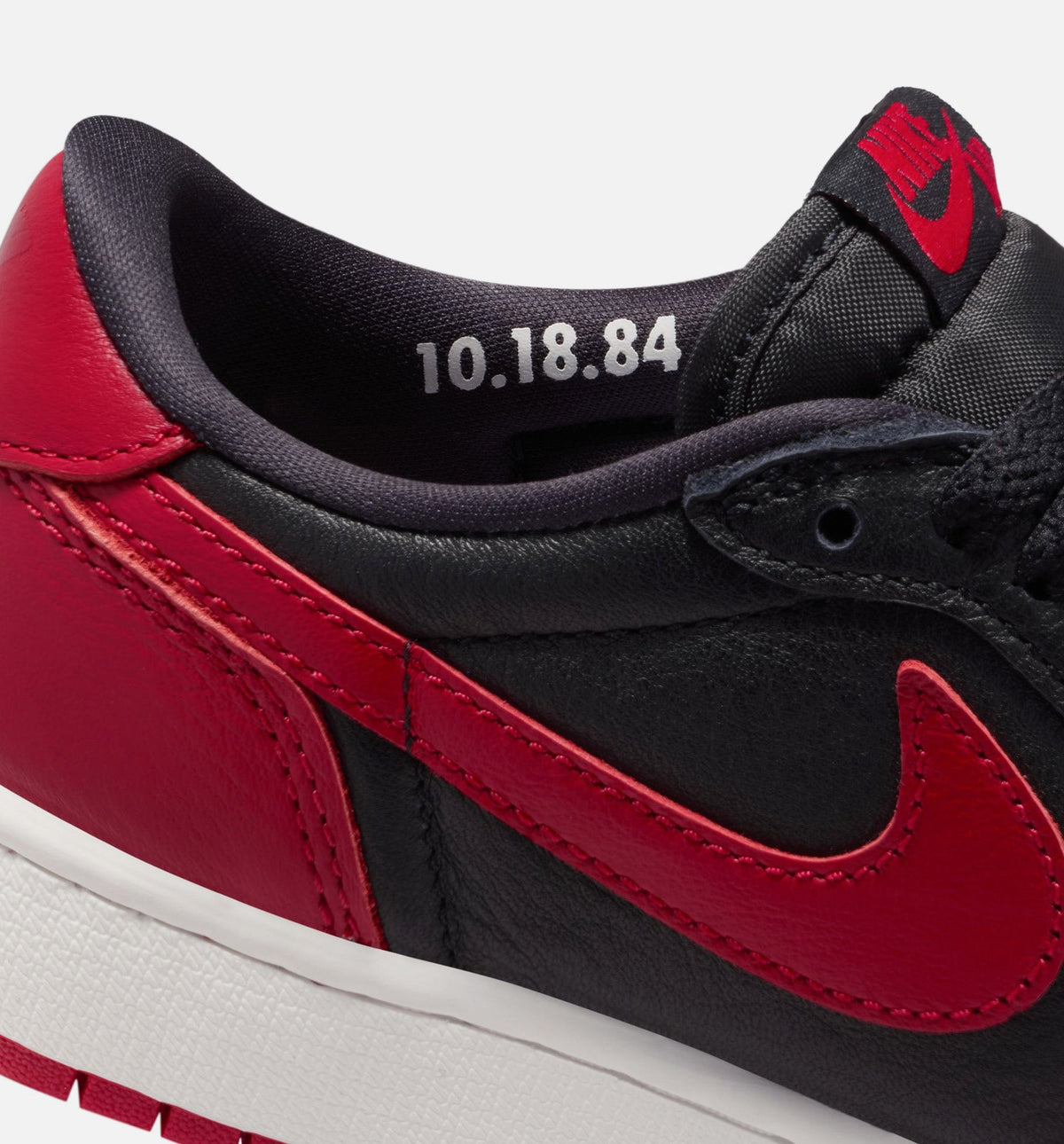 Air Jordan 1 Retro Low OG Banned Big Kids' Lifestyle Shoes - Black/Varsity Red/Summit White