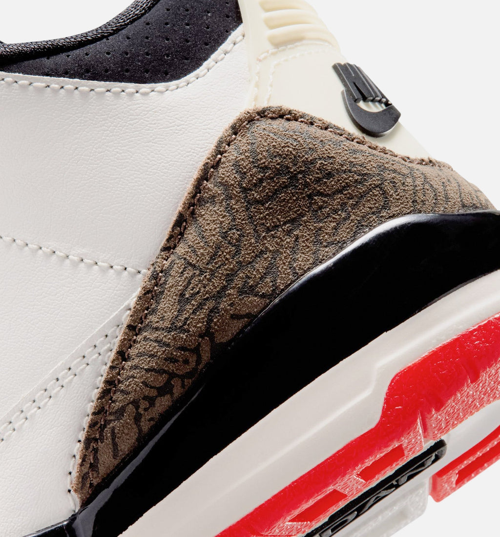 Air Jordan 3 Retro "Sail and University Red" Little Kids' Shoe – Sail/Black/University Red/Pale Ivory