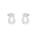 FRED FORCE 10 FULL DIAMOND STUD EARRINGS MINI MODEL