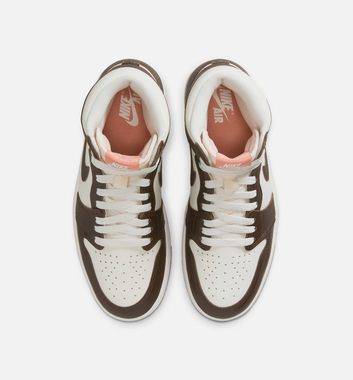 Air Jordan 1 Retro High OG Womens Lifestyle Shoe - Baroque Brown/Light Madder Root/Sail