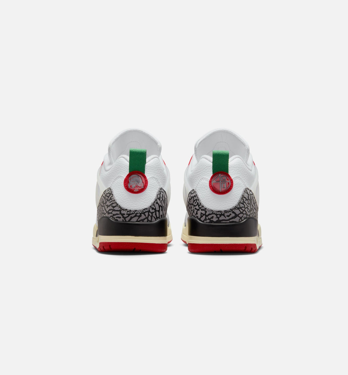 Spizike Low Men's Sneakers - White / Black / Sail / Varsity Red