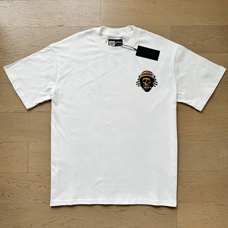 Godspeed Skull Helmet Graphic T-Shirt