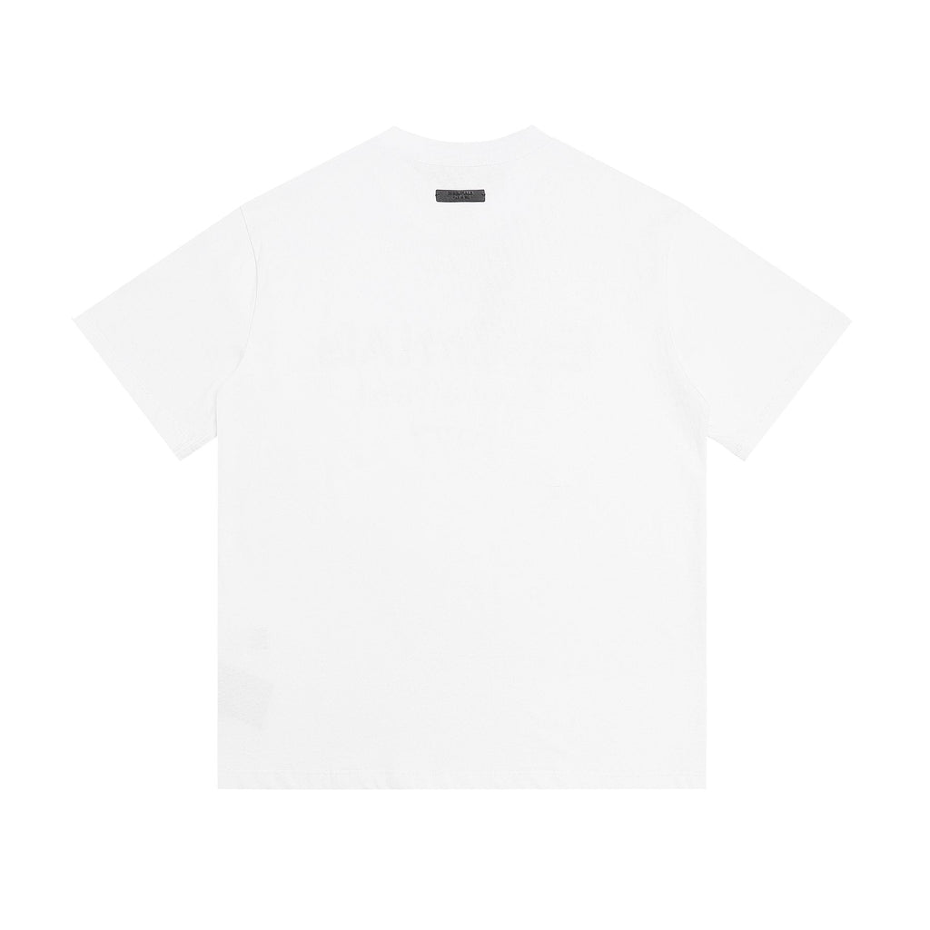 ESSENTIALS Stacked Text Graphic T-Shirt