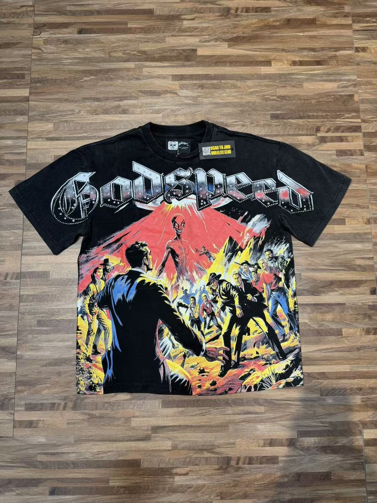 Godspeed Washed Rock Graphic T-Shirt