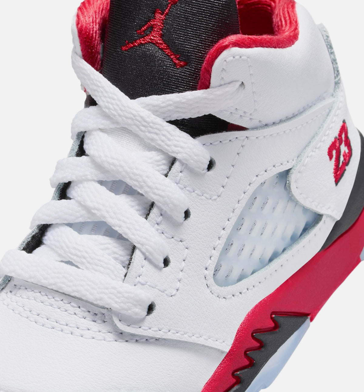 Air Jordan 5 Retro Fire Red Infant/Toddler Lifestyle Shoe - Fire Red/White
