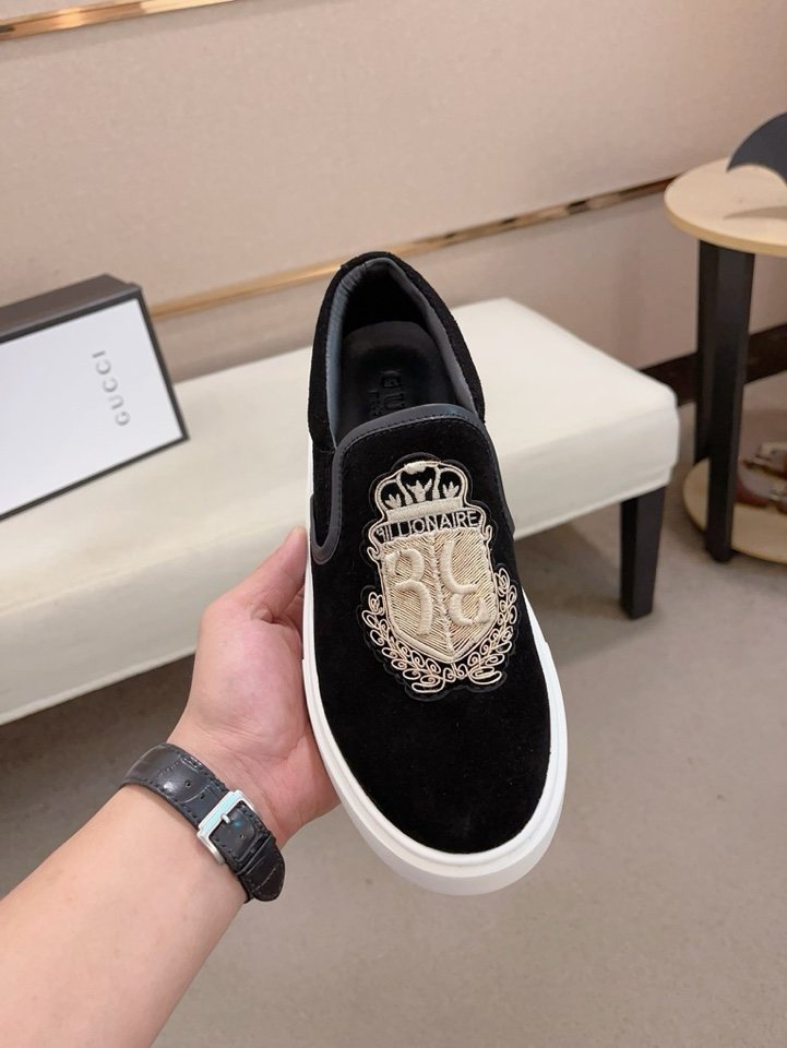 Gucci Crest Slip-On Shoes