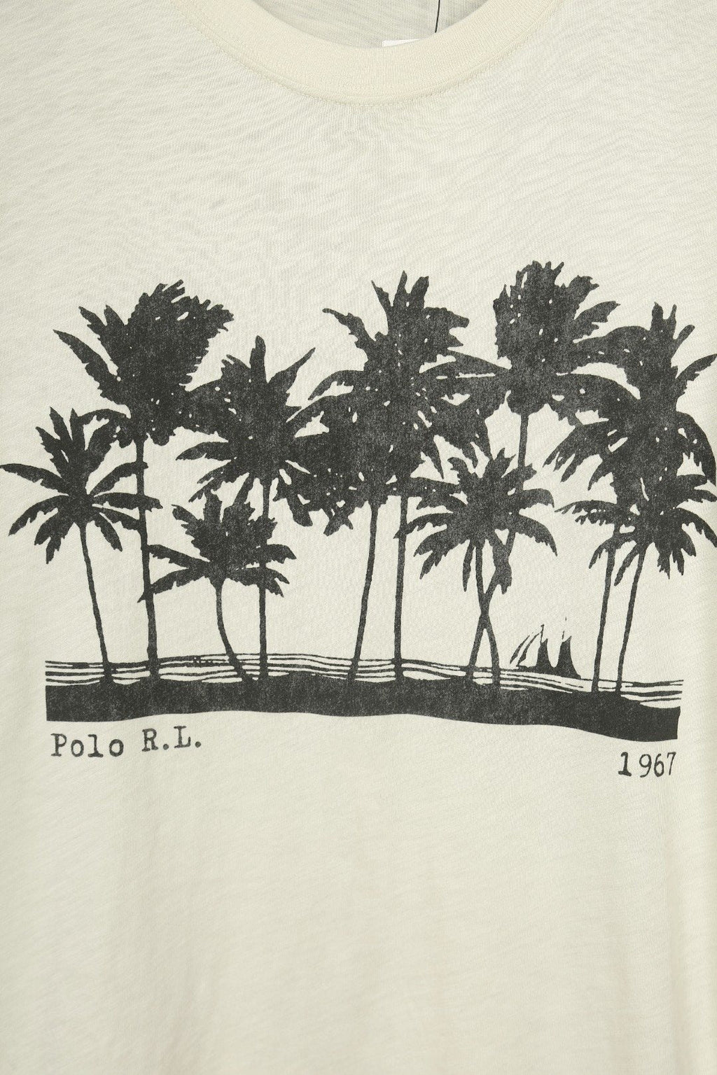 Ralph Lauren Palm Tree Slub Cotton T-Shirt