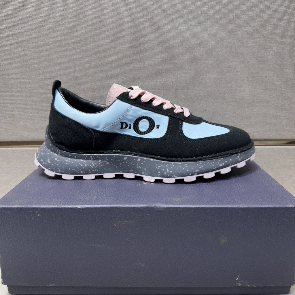 Dior Men's Paneled Lace-Up Sneakers