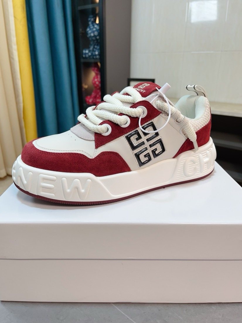 Givenchy Contrast-Panel Low-Top Sneakers