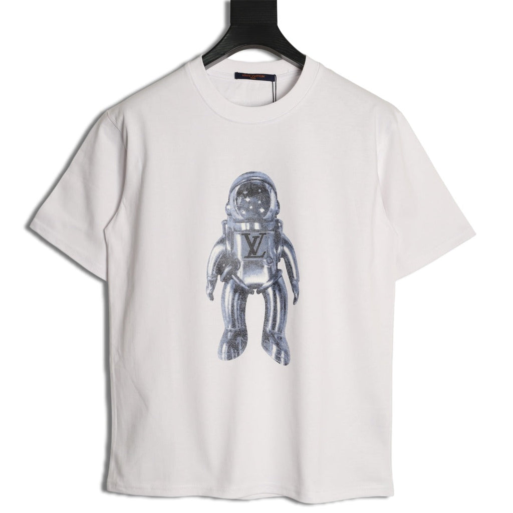 Louis Vuitton Astronaut Graphic Short-Sleeve T-Shirt - White